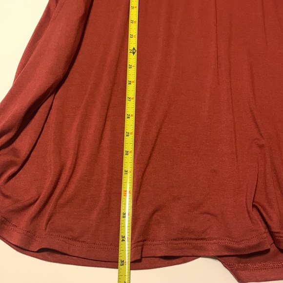 BYTAVI Burnt Orange Long sleeve Swing dress with Pockets- NWT- Size Small - Picture 2 of 7
